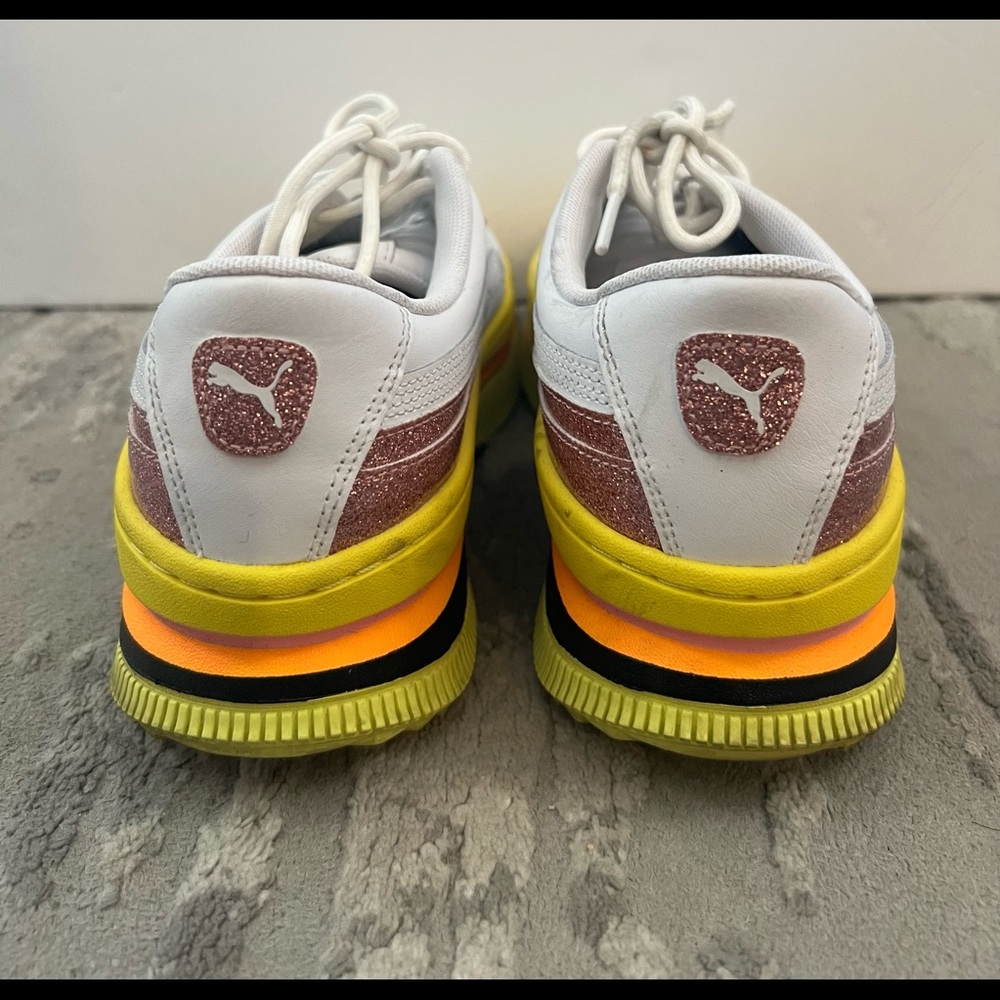 Puma Womens Deva '90s Pop -Meadowlark' White/Meadowlark View 3